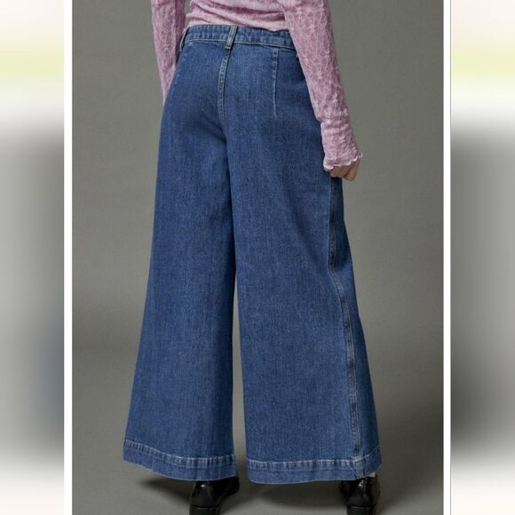 NWOT BDG A-line baggy wide-leg patch pocket jeans sz 30 - Picture 9 of 10